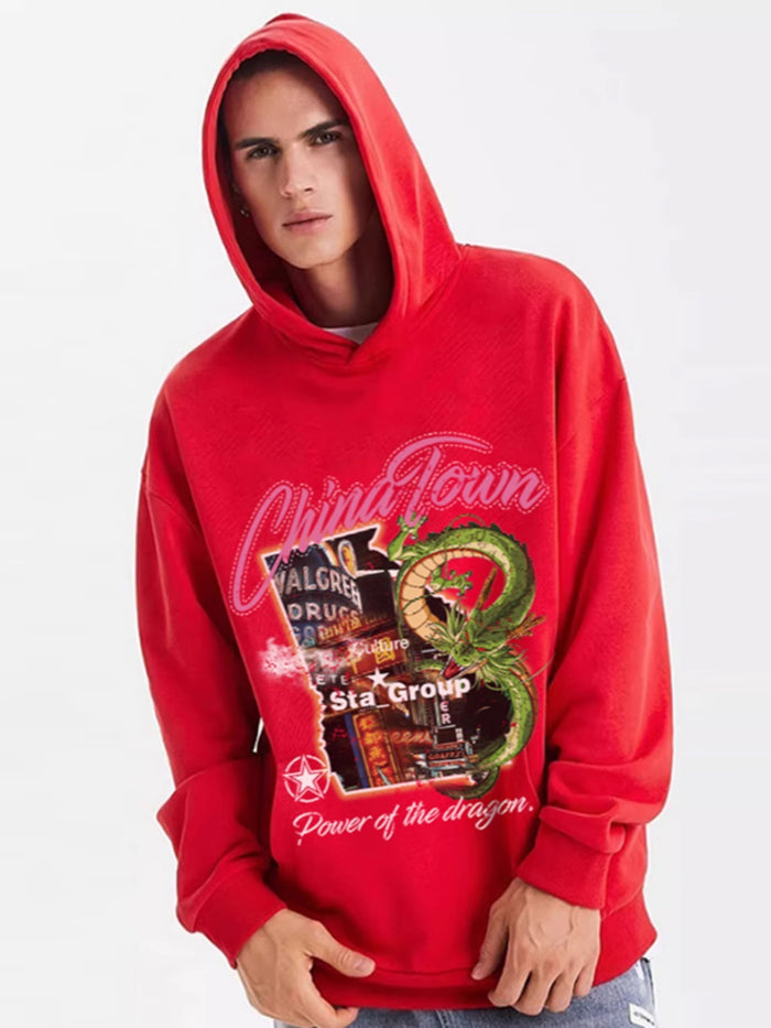 Fleece Hoodie Loose And Warm