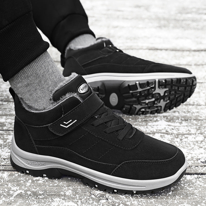 High-Top Fleece-Lined Snow Boots