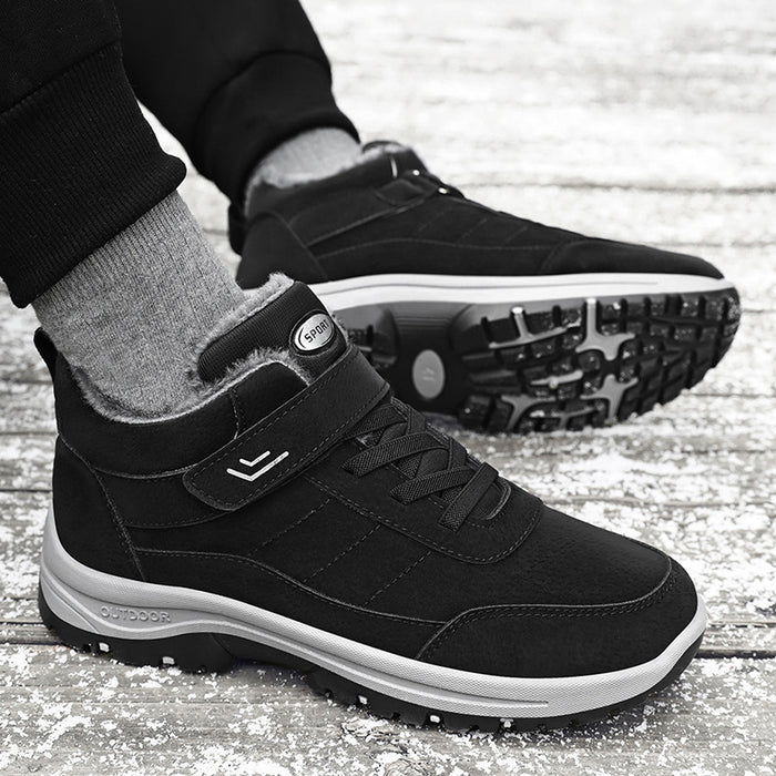 High-Top Fleece-Lined Snow Boots