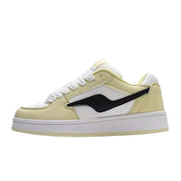 Dopamine Color-Block Classic Preppy Board Shoes