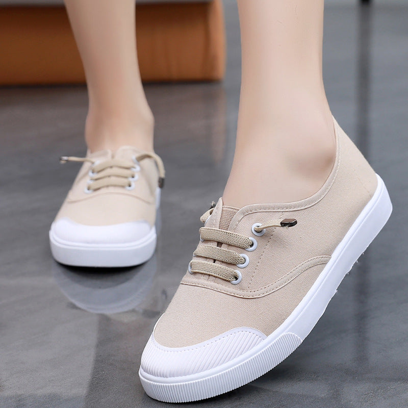 Versatile Flat-soled Canvas Shoes