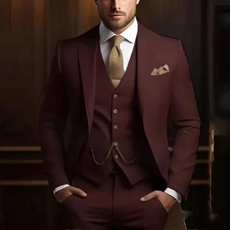 High-grade Gentleman Temperament Slim Suit