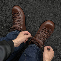 Edgy And Stylish Leather Shoes