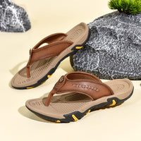 Genuine Leather Flip Flops