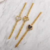 Fashion Personalized Diamond Women's Watch Heart-shaped Rhinestone