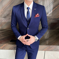 Single Row Buckle Suit