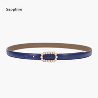 Genuine Leather Black Fashion Belt
