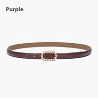 Genuine Leather Black Fashion Belt