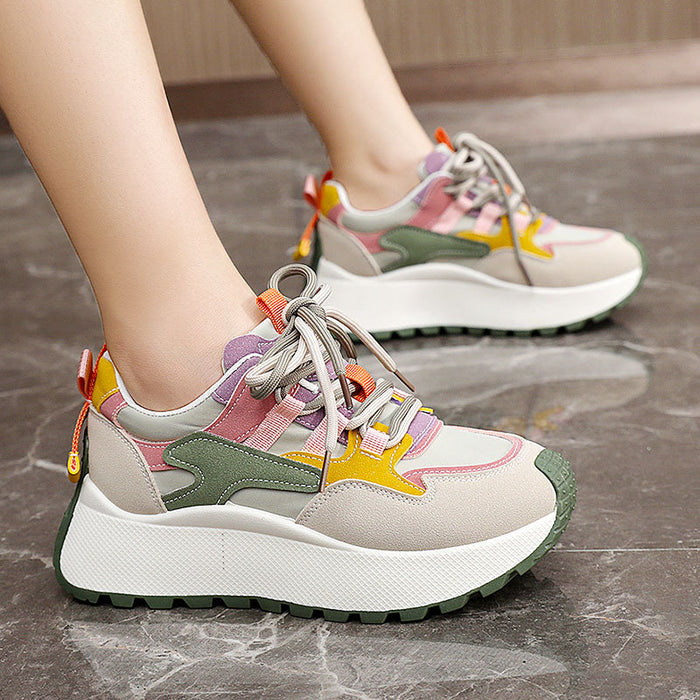 Summer & Autumn Color-Block Sneakers