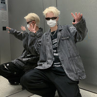 Retro Denim Jacket Loose And Casual