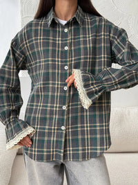 Retro Loose-Fit Plaid Shirt
