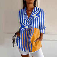 Floral Pattern 3D Printed Long-Sleeve Shirt