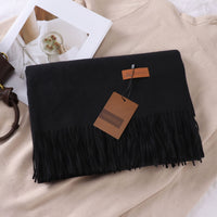 Solid Color Faux Cashmere Women's Scarf