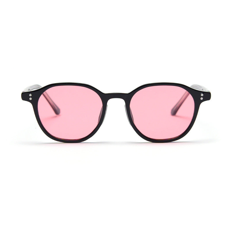 Women's Comfortable Small Round Frame Polarized Sunglasses