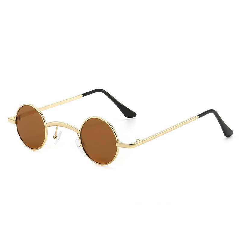Fashion Retro Small Round Frame Sunglasses