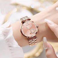 Women's Good-looking Niche Diamond Student Watch Simple