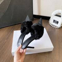 Pointed-Toe Slender High-Heel