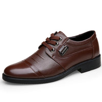New All-matching Lace-up Leather Shoes