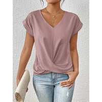 Comfy Casual V Neck Blouses