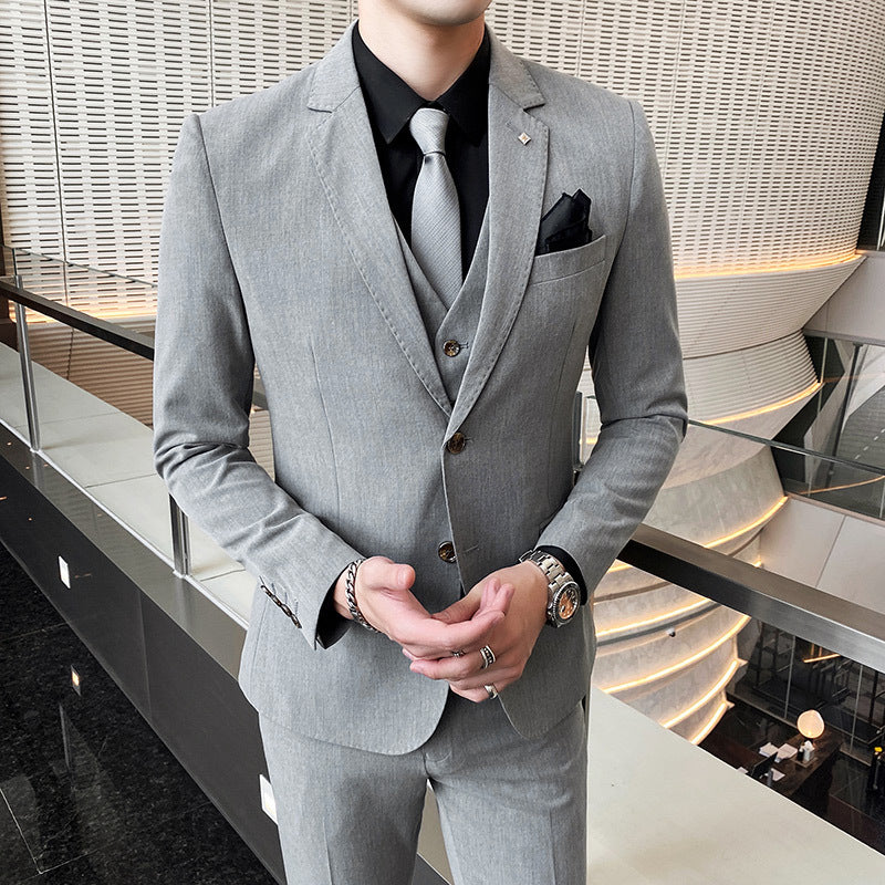 Single Row Buckle Suit