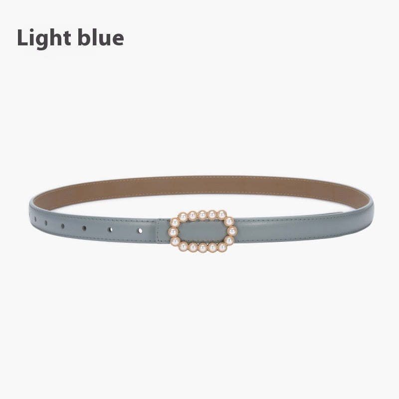 Genuine Leather Black Fashion Belt
