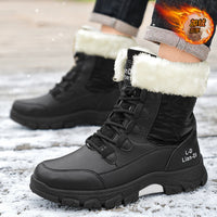 New Fleece-Lined Fashionable British-Style Boots