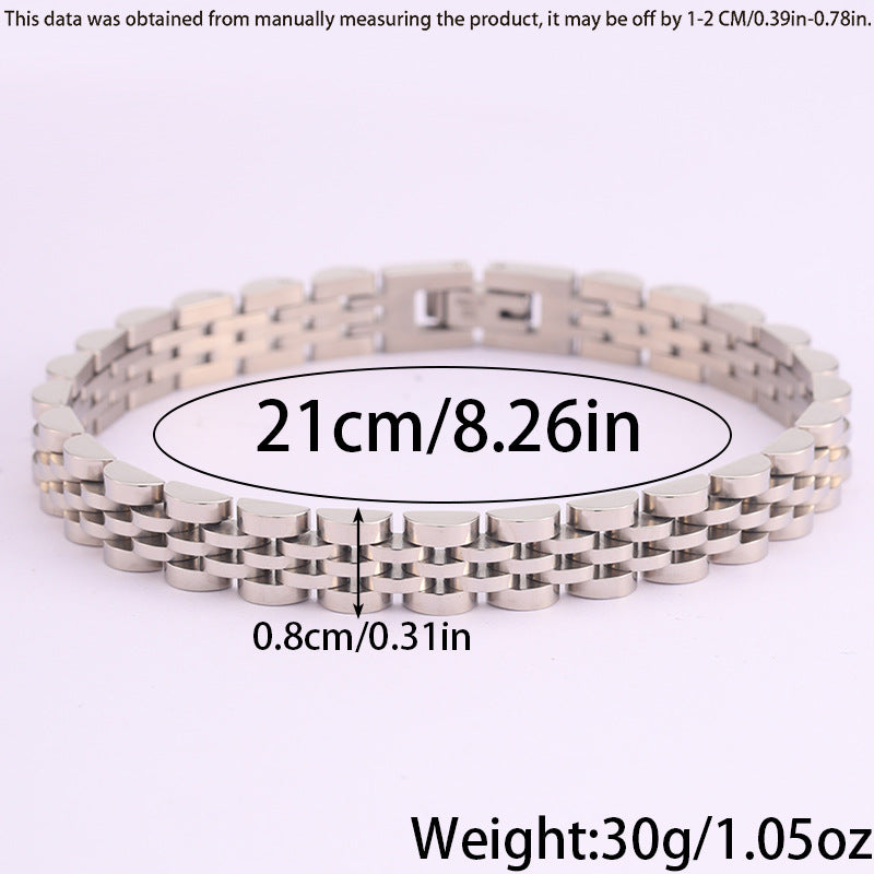 Stainless Steel Bracelet Light Luxury High Sense