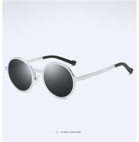 Aluminum Magnesium Sunglasses Full Frame  Round Frame