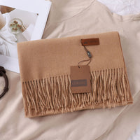 Solid Color Faux Cashmere Women's Scarf