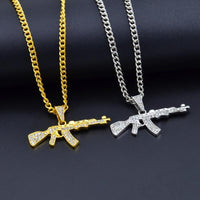 Cool Gothic Gun Shape Pendant