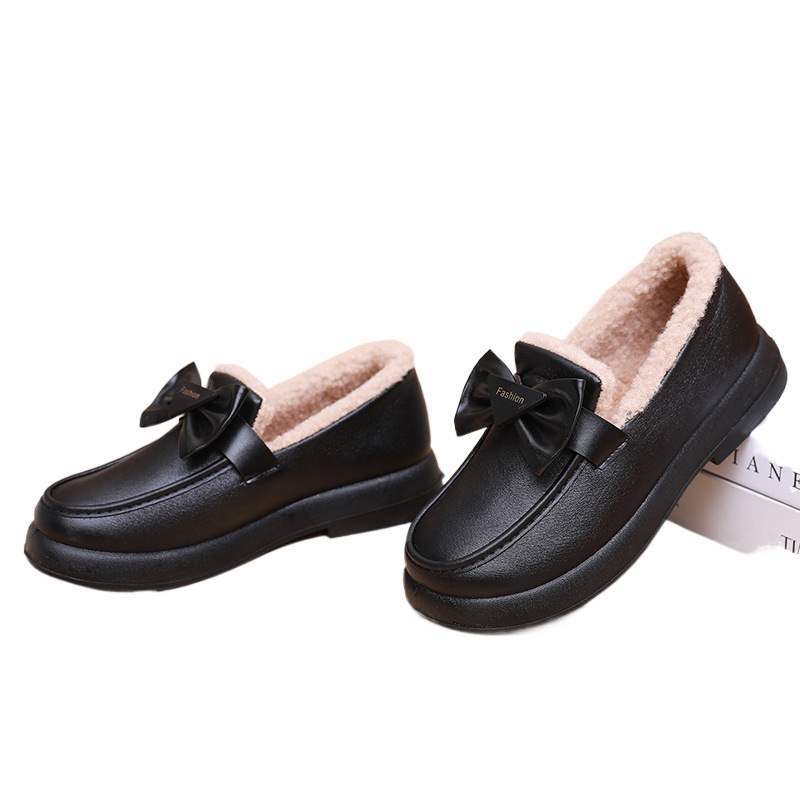 Waterproof Non-slip Warm And Fleece-lined Cotton Shoes