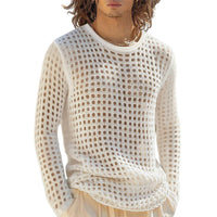 Hollowed-out Mesh Fitness Top