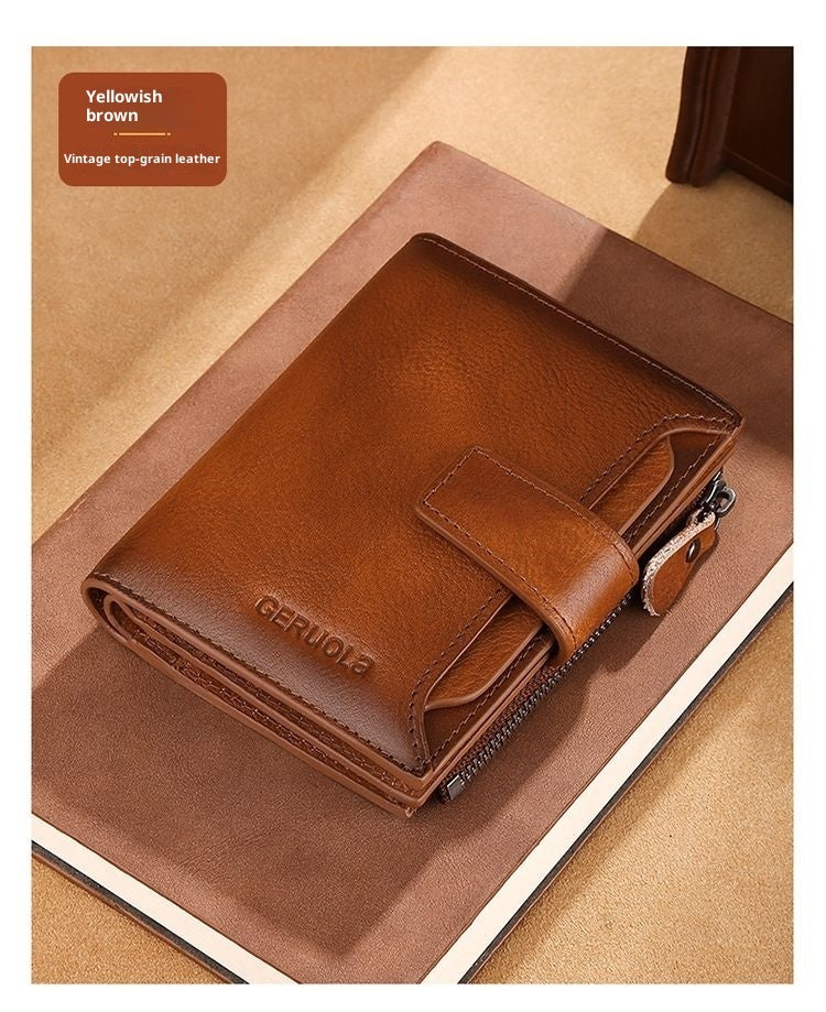 Large-Capacity Multifunctional Zipper Wallet