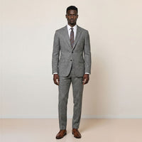 Herringbone Single-breasted Slim Sui