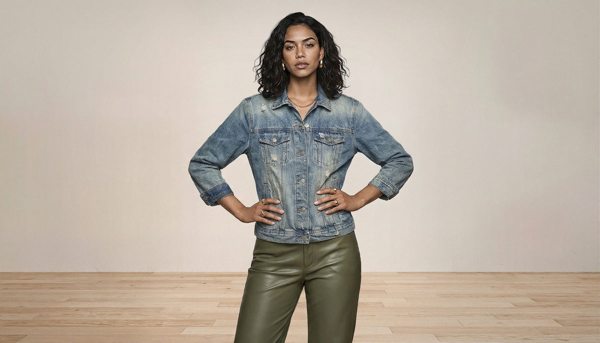 Irregular Single-pocket Denim Jacket