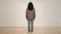 Solid-color Lapel Wool Coat
