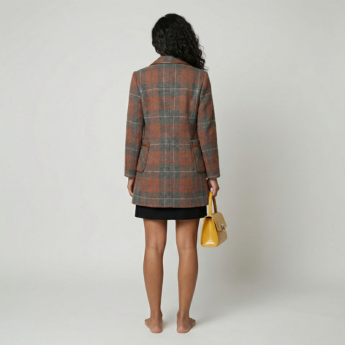 Stylish Casual And Chic Plaid Jacket