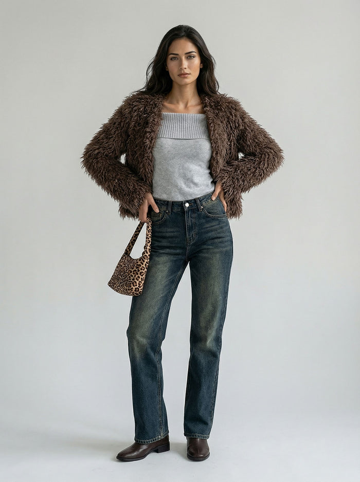 Coat Faux Fur Jacket