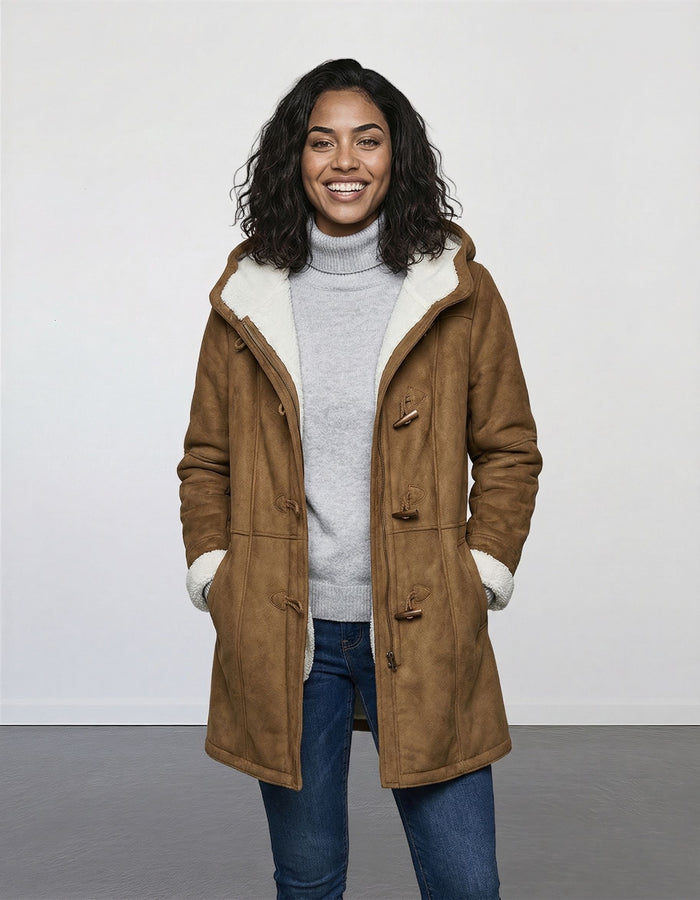 Duffle Toggle Coat Hooded Jacket