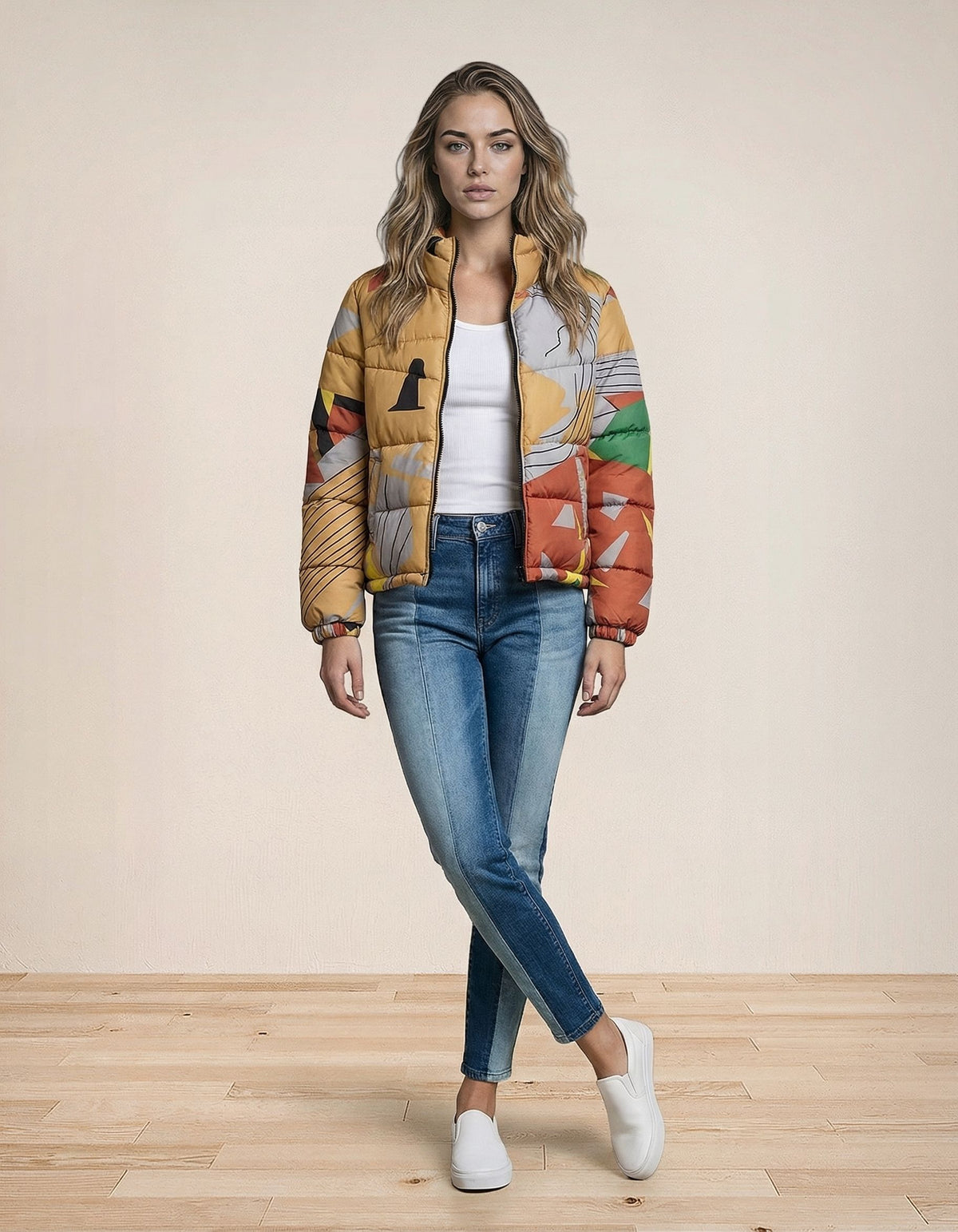 Cute Short Warm Coats - Colorful Parkas