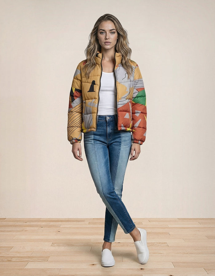 Cute Short Warm Coats - Colorful Parkas