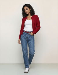 Fashion Solid Color Buttons Jacket