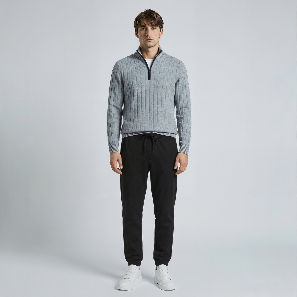 Turtleneck Long Sleeve Pullover