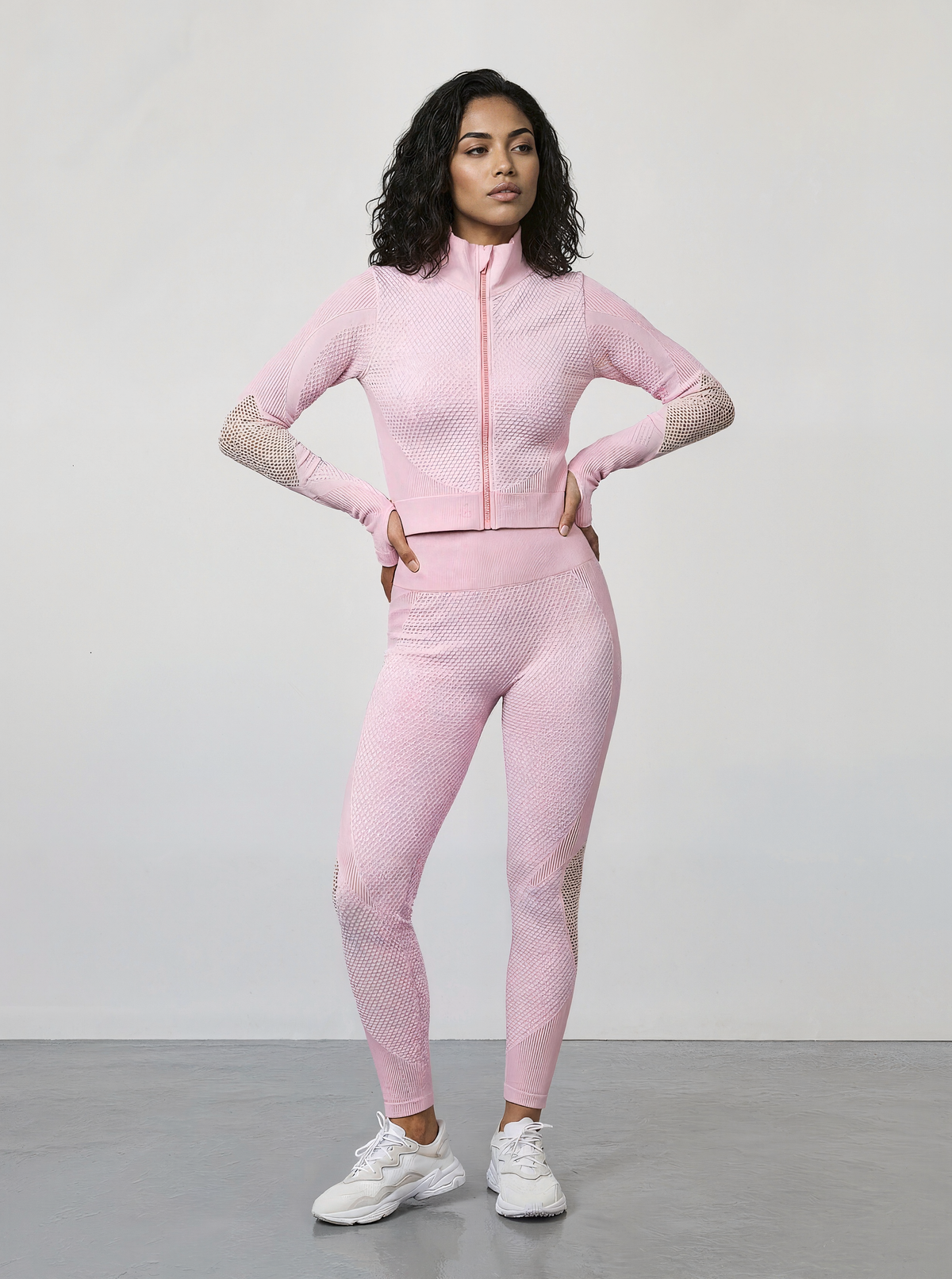 Long-Sleeve Seamless Fitness Set