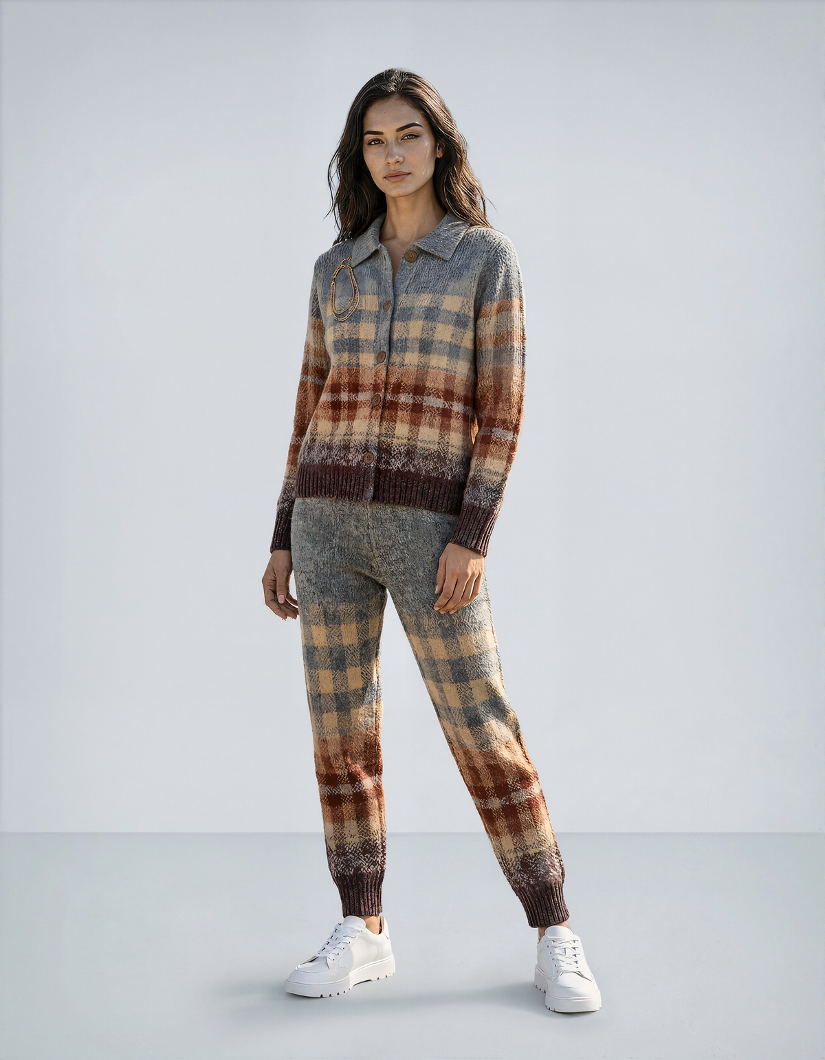 Stylish Floral-print Long-sleeve Shirt