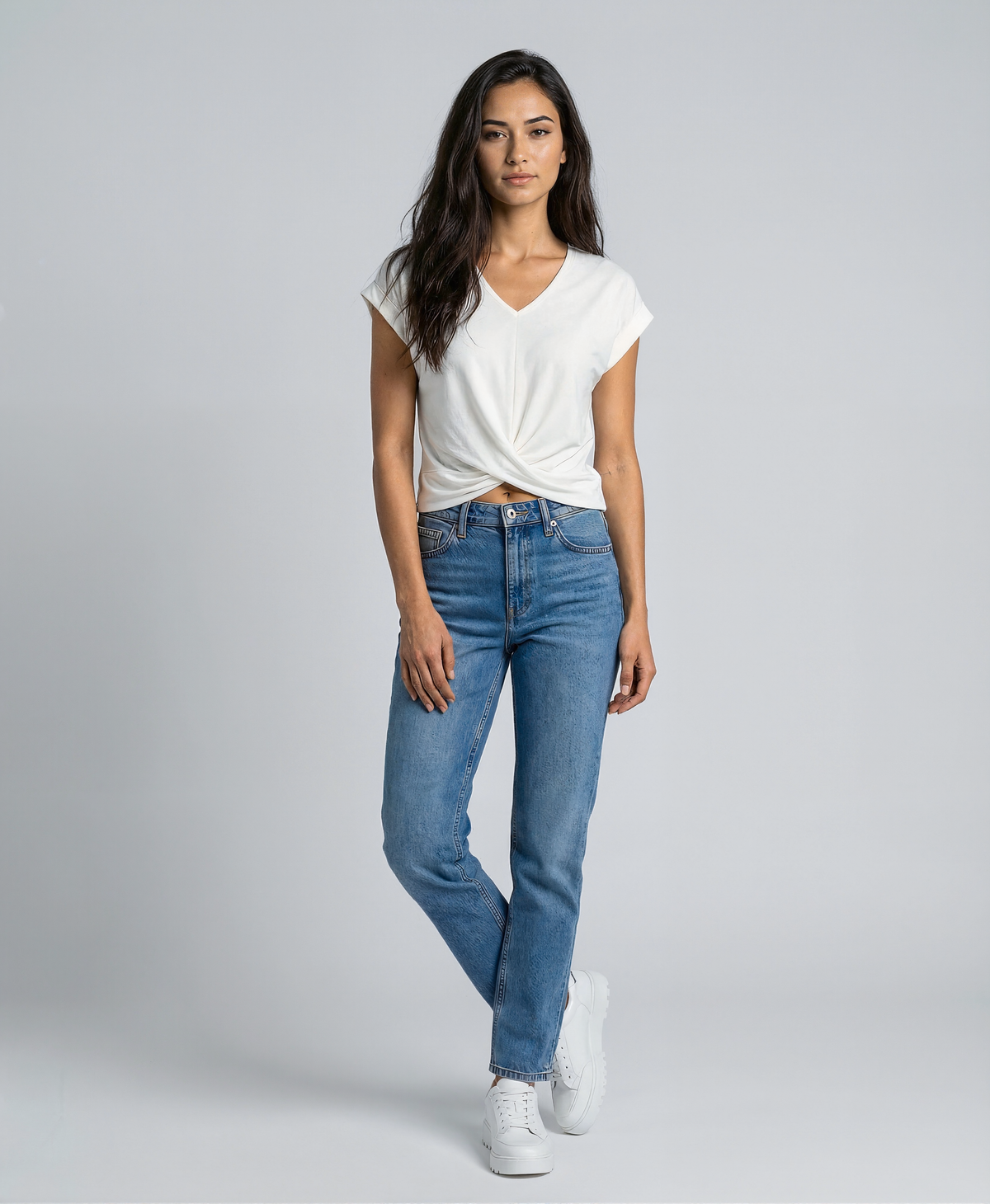 Comfy Casual V Neck Blouses