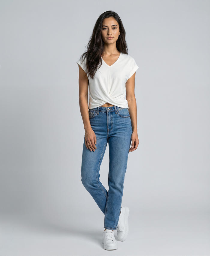 Comfy Casual V Neck Blouses