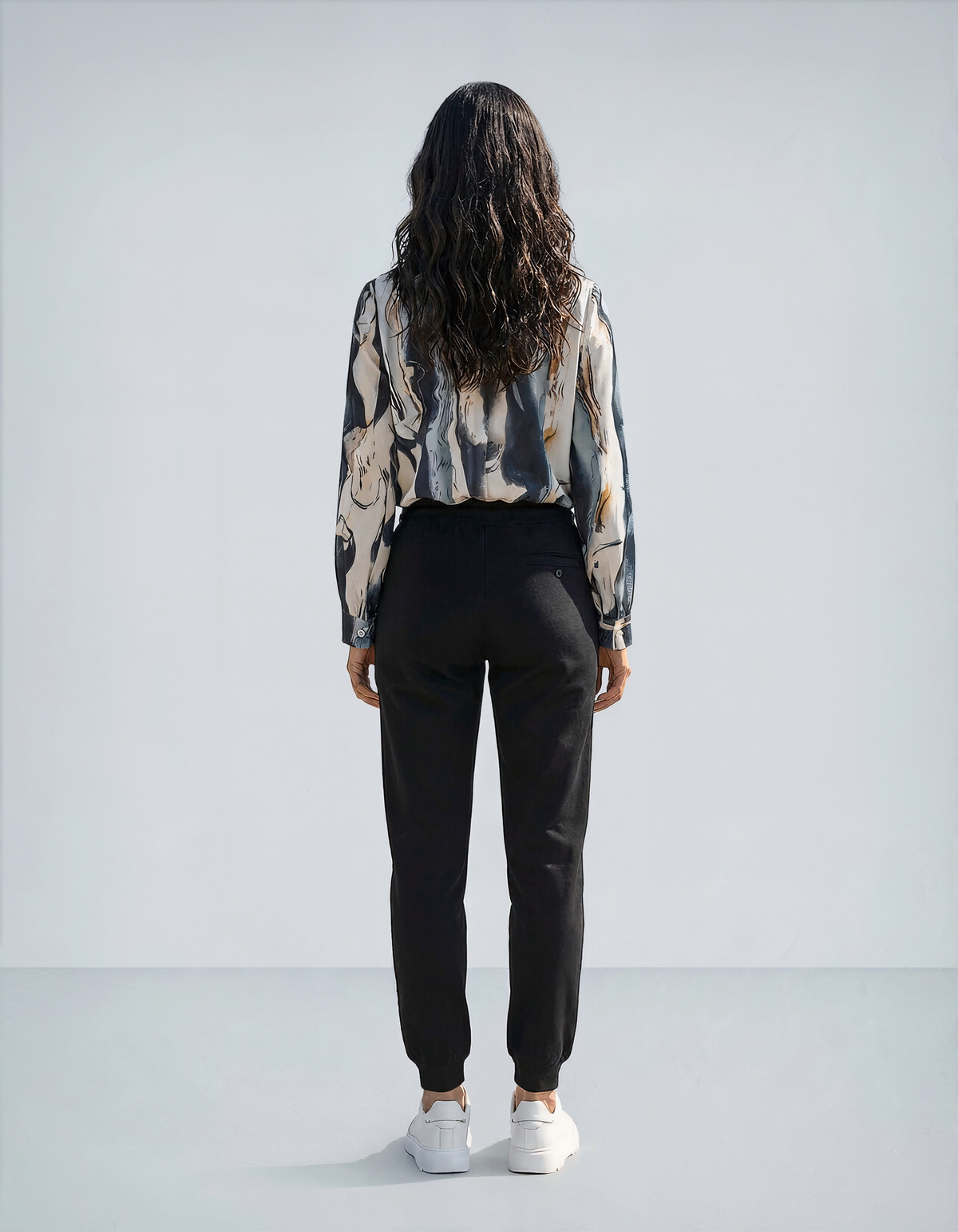 Fashion Button Down Shirts V Neck Long Sleeve