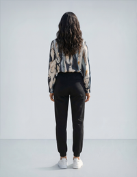 Fashion Button Down Shirts V Neck Long Sleeve