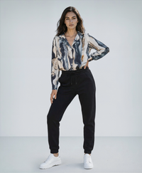 Fashion Button Down Shirts V Neck Long Sleeve